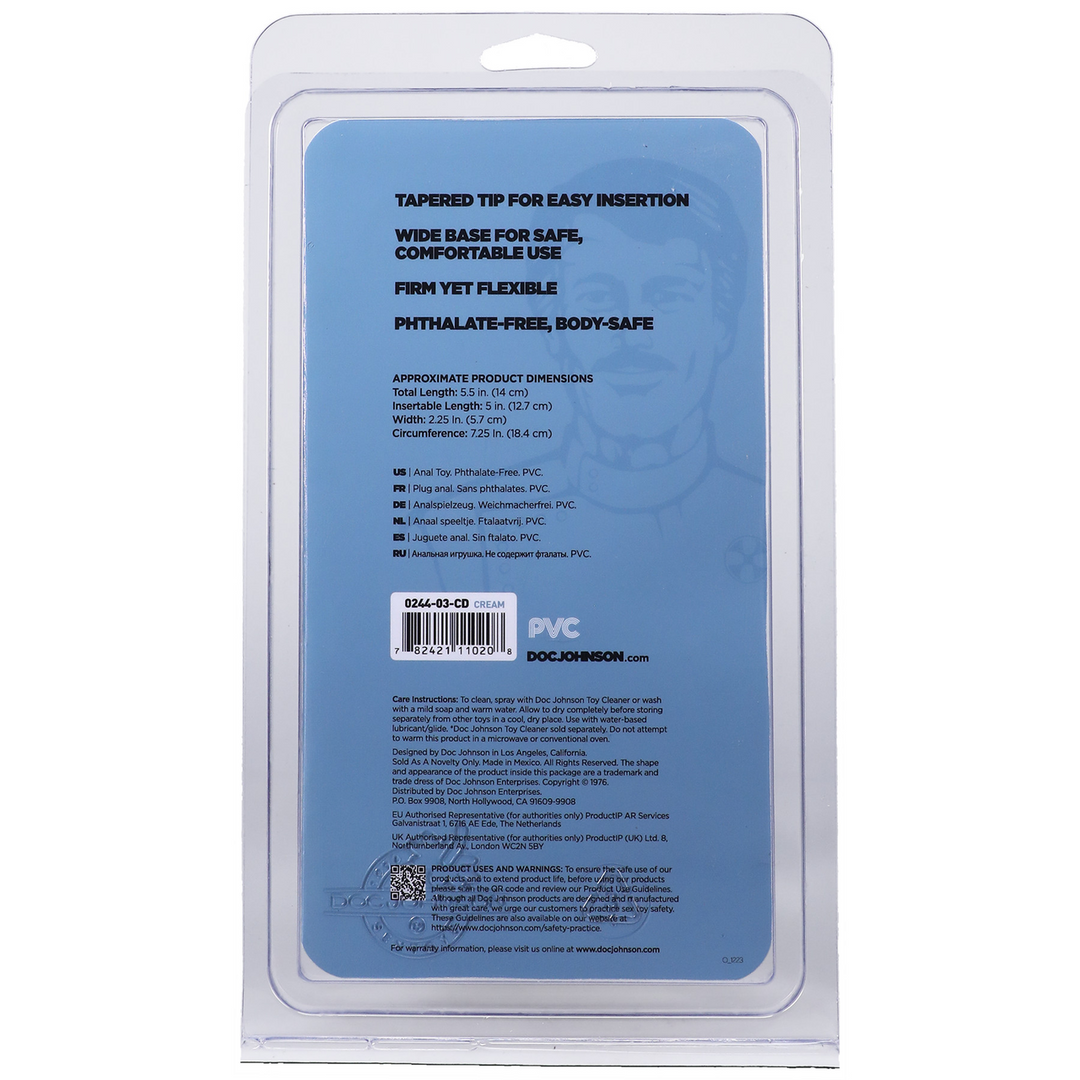 Klassieke Buttplug Groot 13,7 cm – Comfort & Veiligheid