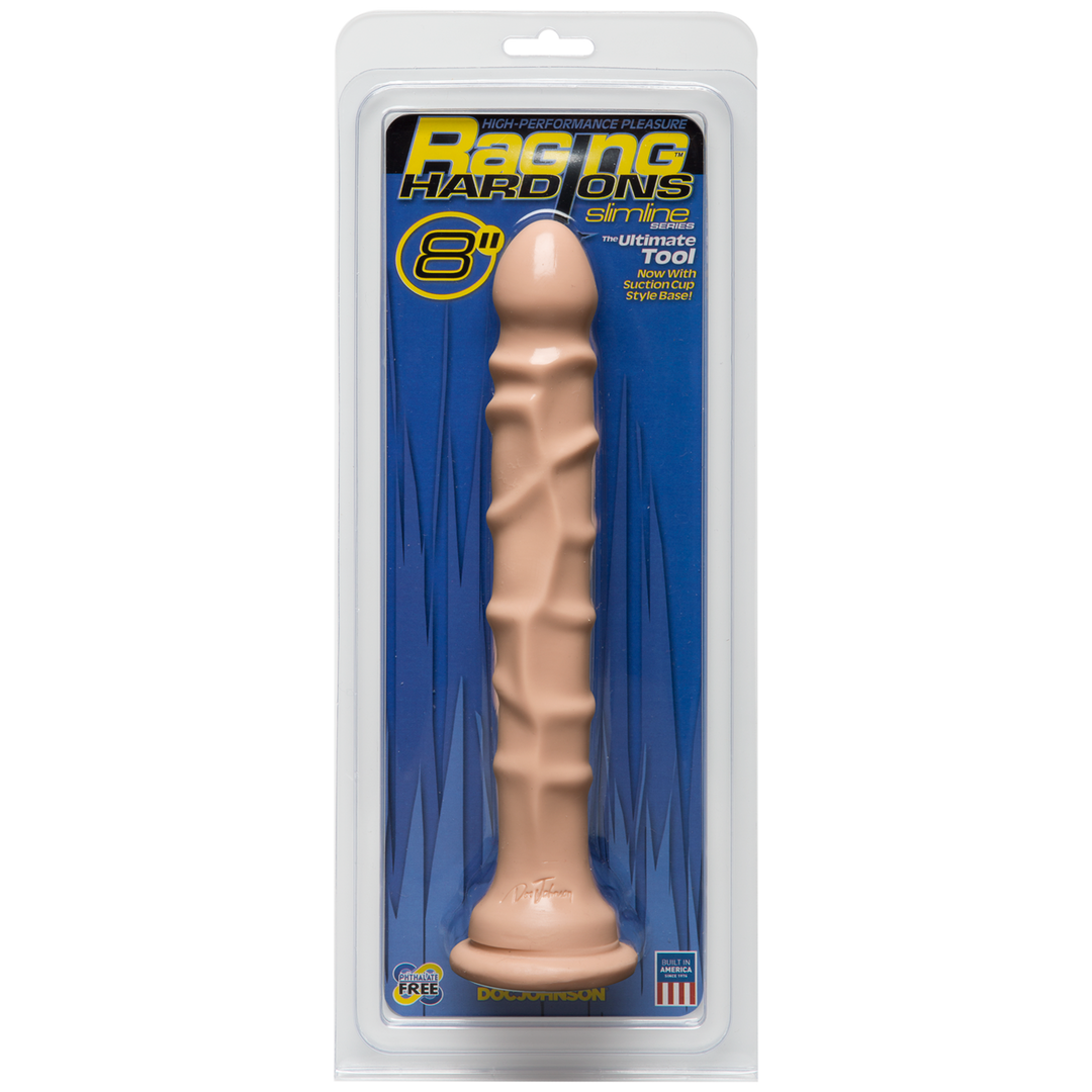 Slimline Dong mit Saugnapf - 8 / 20 cm - Vanilla