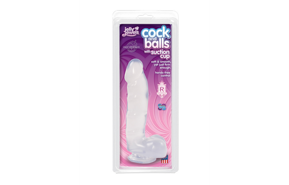 Cock en Ballen met Zuignap 17 cm – Realistisch & Handsfree