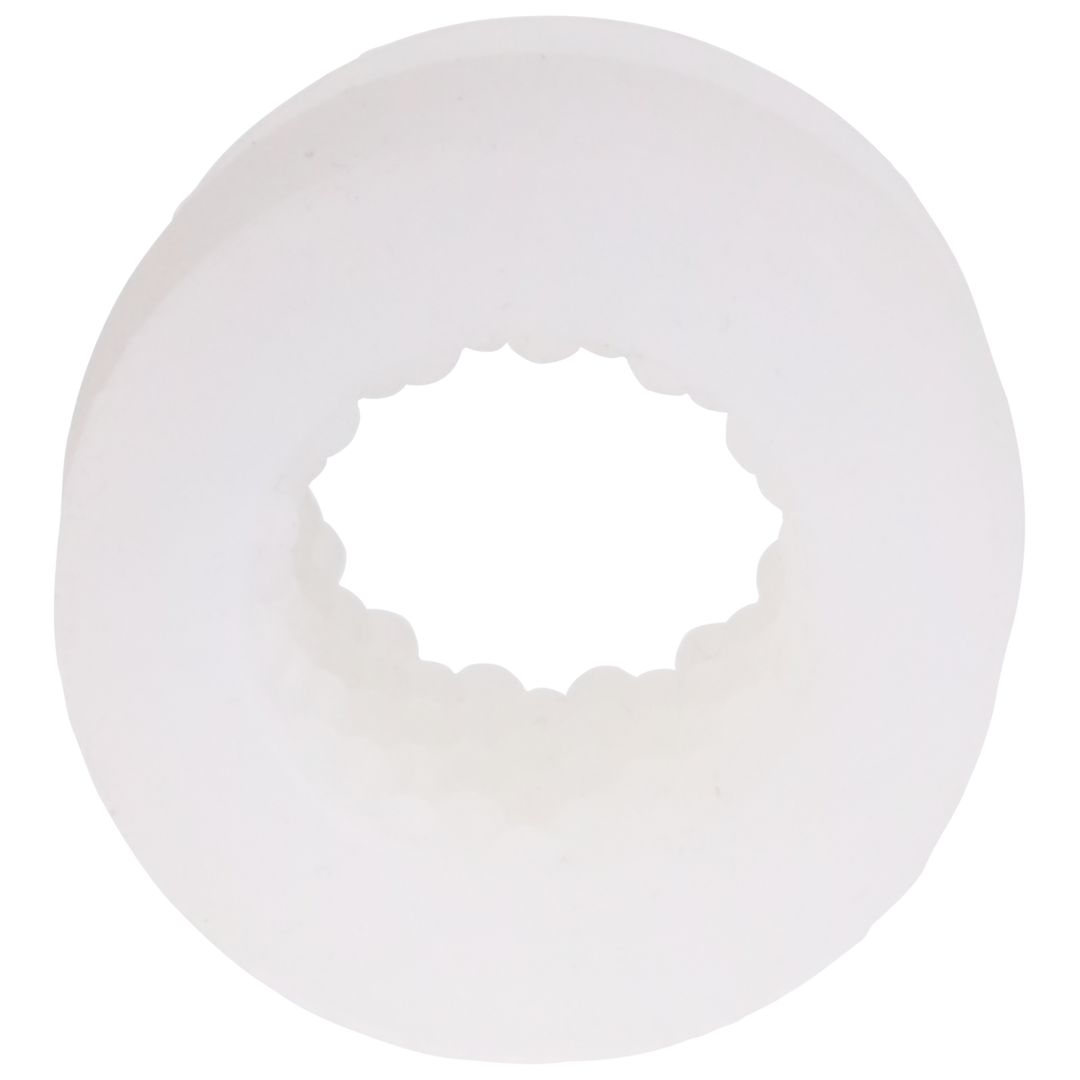 Glow Helping Head Silikon - Masturbator Sleeve - Frost / Grün Glow