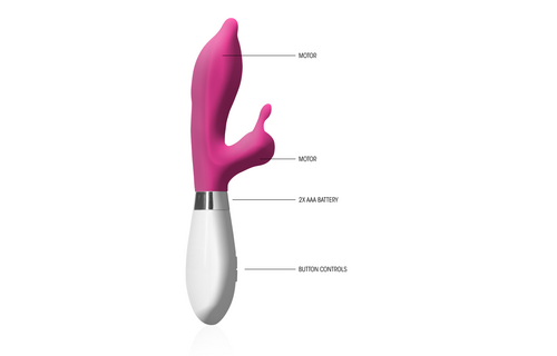 Adonis Clitorisstimulator Roze | Krachtige Vibrator 21,5 cm