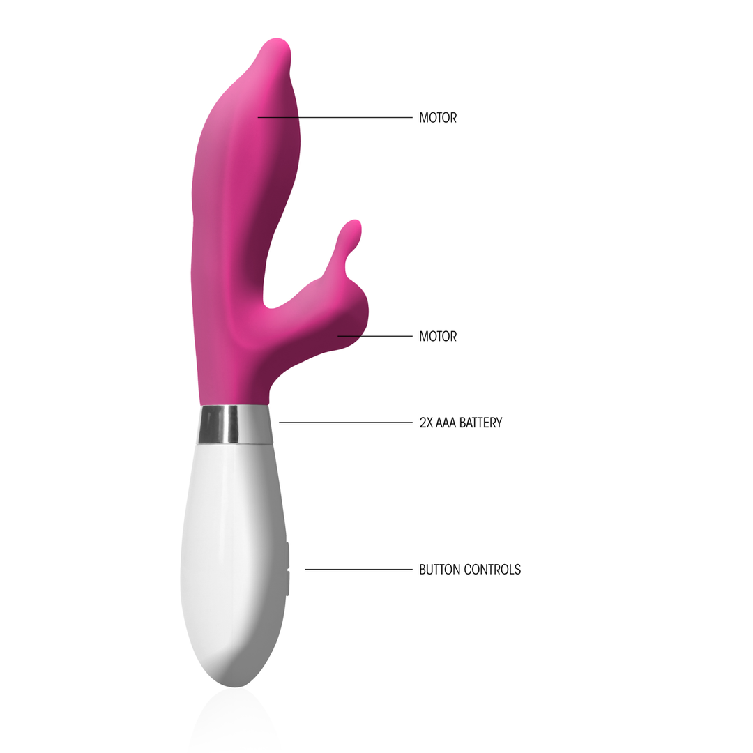 Adonis Clitorisstimulator Roze | Krachtige Vibrator 21,5 cm