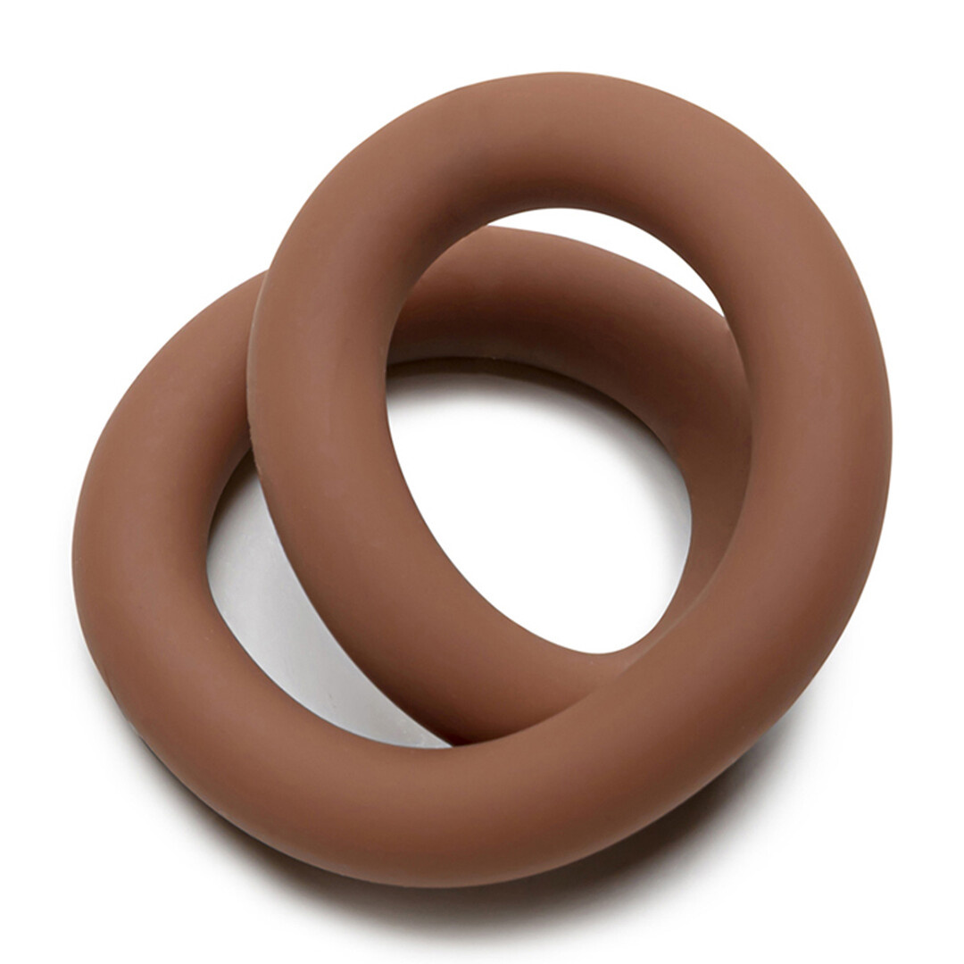 Siliconen Hefty Wrap Ring Cockring 22,9 cm Huidskleur
