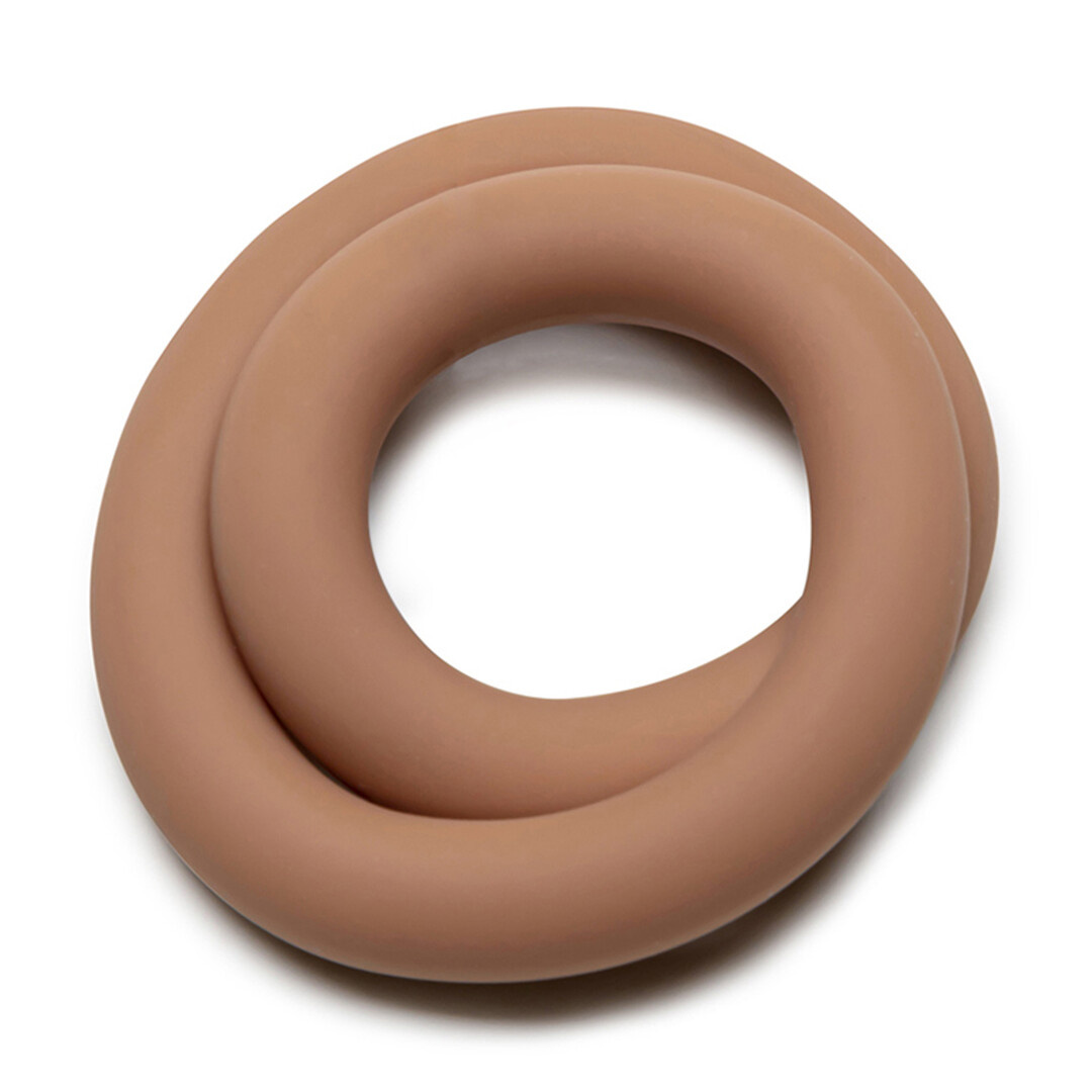 Silicone Hefty Wrap Ring Cock Ring Nude 22.9 cm Comfort