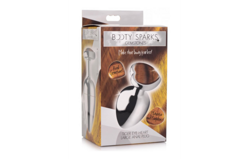 Tiger Eye Heart Butt Plug Large 9.4 cm – Fearless Pleasure