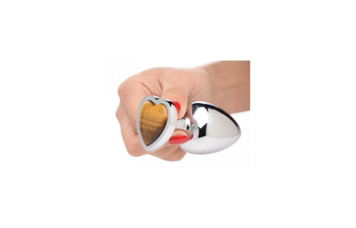Tiger Eye Heart Butt Plug Large 9.4 cm – Fearless Pleasure