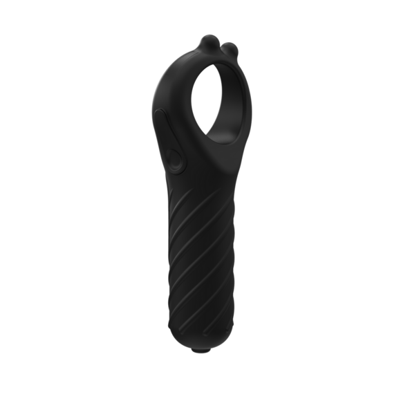 Vibe - Edge - Vibrerende Cockring en Bullet - Zwart