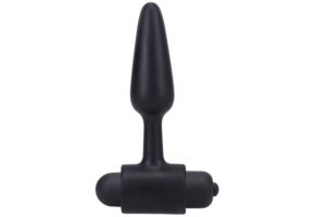 Vibrierender Butt Plug 1,2 cm Schwarz – Komfort & Kraft