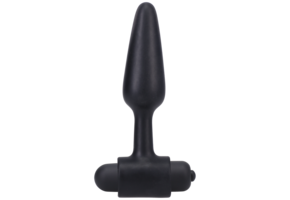 Vibrierender Buttplug 12,1 cm Schwarz – Kraftvoll & Komfortabel
