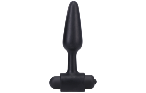 Vibrierender Buttplug 12,1 cm Schwarz – Kraftvoll & Komfortabel