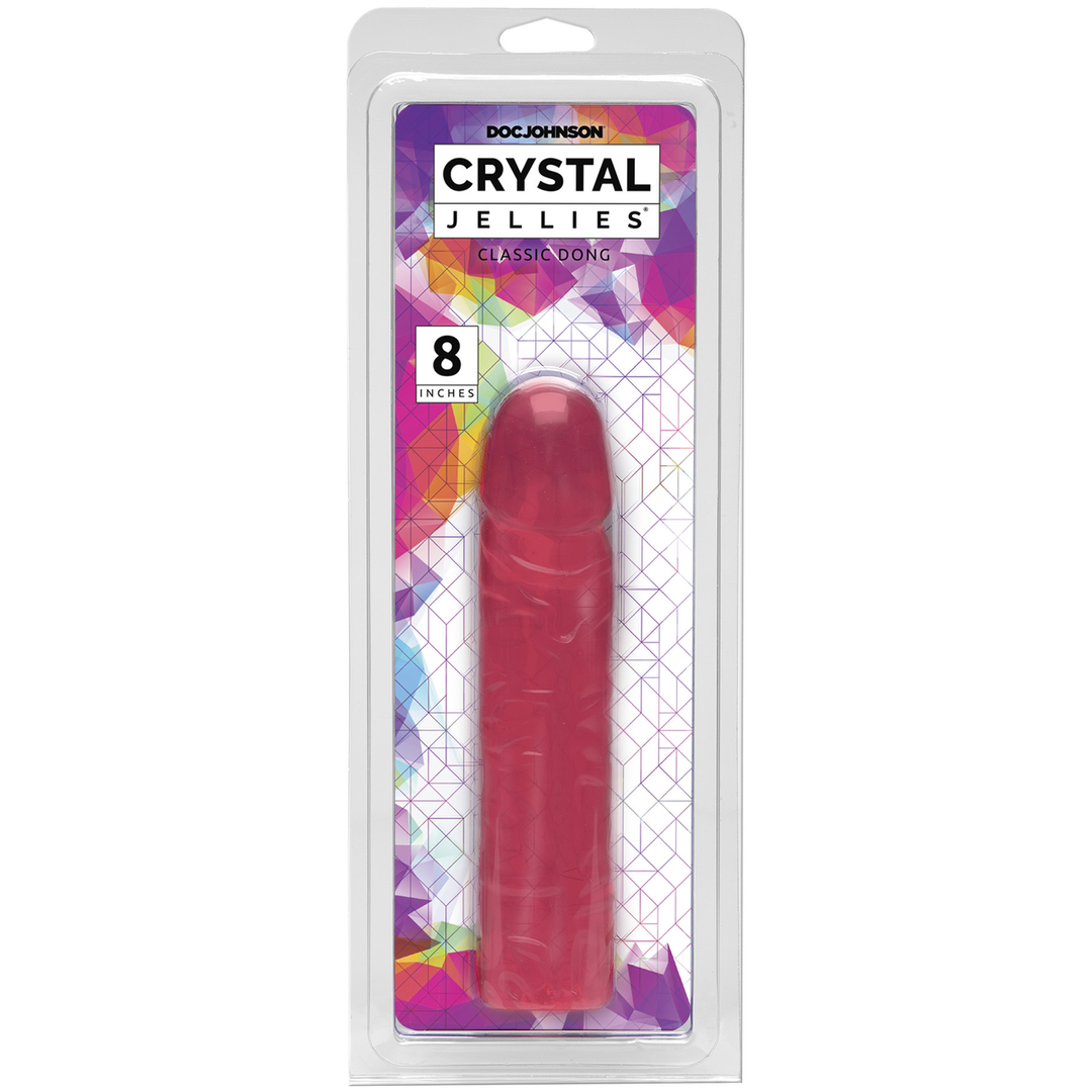 Classic Dong 19,3 cm – Flexibele, glinsterende dildo's