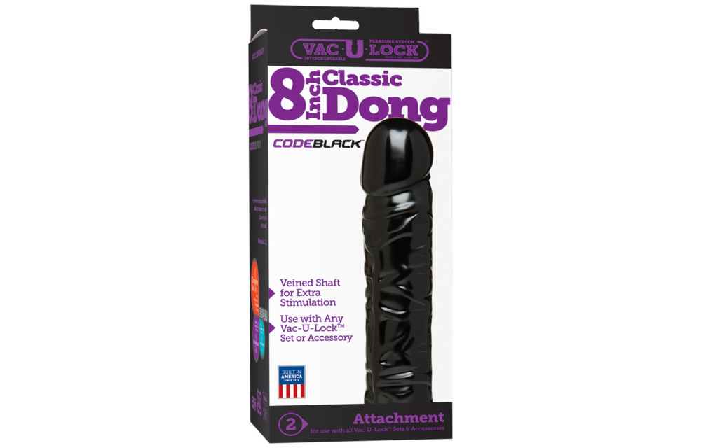 CodeBlack Classic Dildo 19.3 cm - Powerful and Flexible
