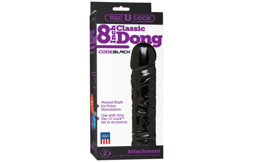 CodeBlack Classic Dildo 19,3 cm – Kraftvoll und flexibel