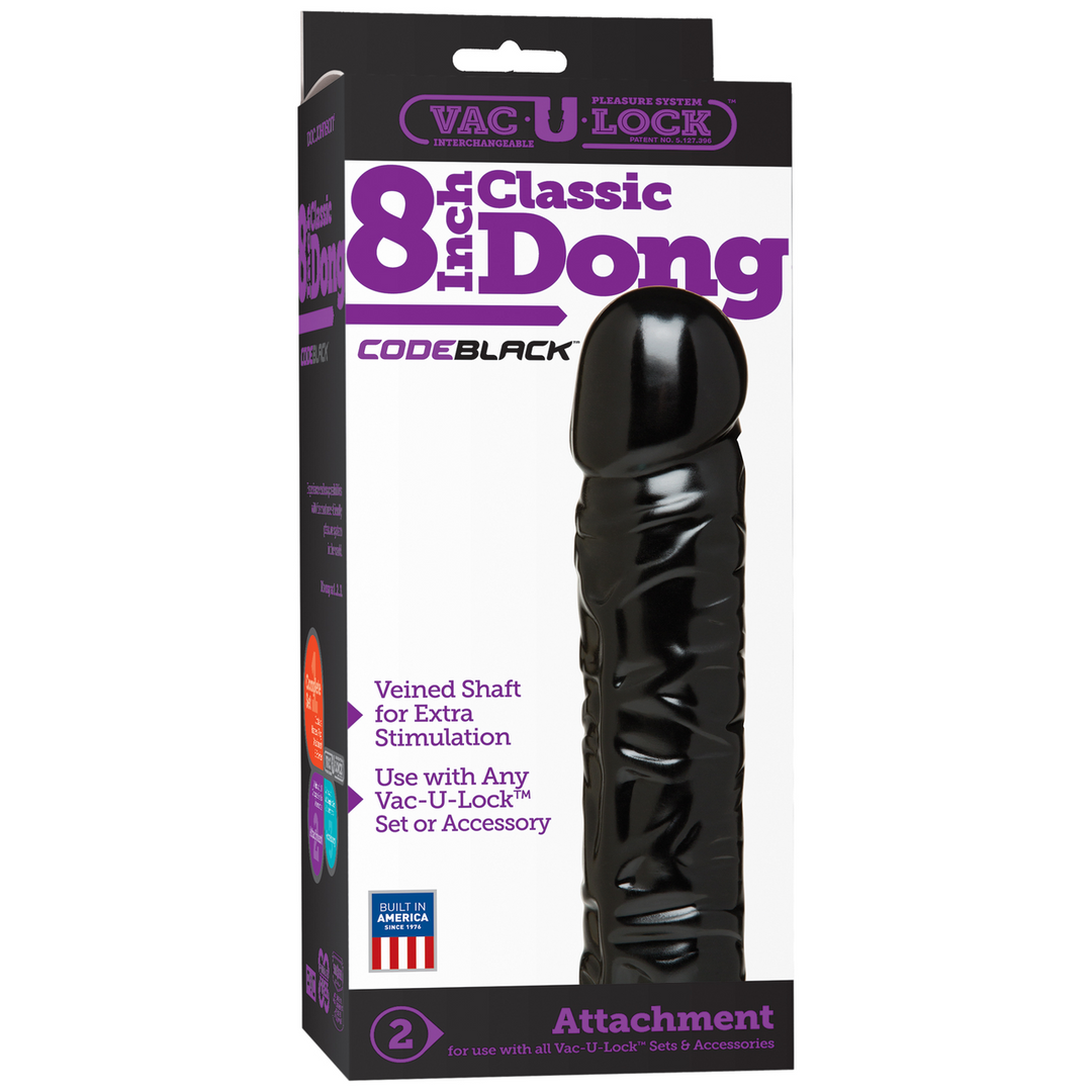CodeBlack Classic Dildo 19,3 cm – Kraftvoll und flexibel