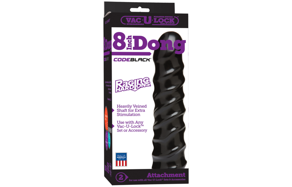 CodeBlack Raging Hard Dildo 20,3 cm - Intens & Veilig