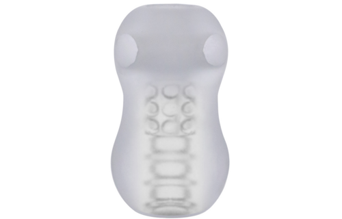 GoodHead - Helping Head Pro - Vibrating Masturbator Sleeve - Frost