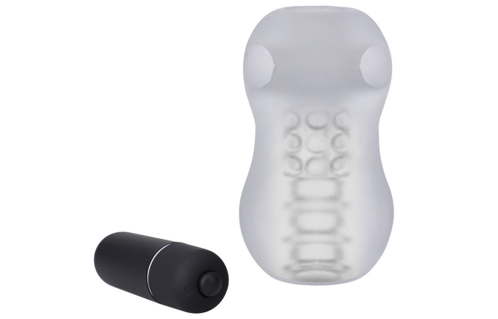 GoodHead Helping Head Pro – Vibrierender Masturbator Frost