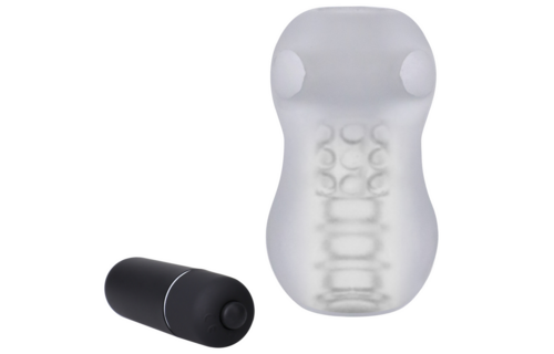 GoodHead Helping Head Pro – Vibrierender Masturbator Frost