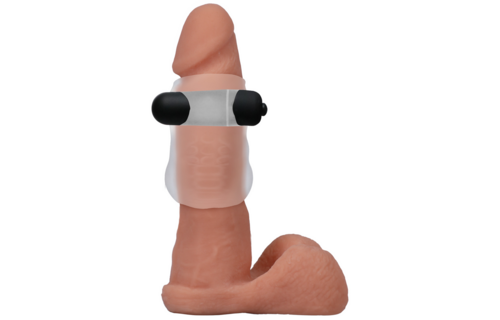 GoodHead - Helping Head Pro - Vibrating Masturbator Sleeve - Frost