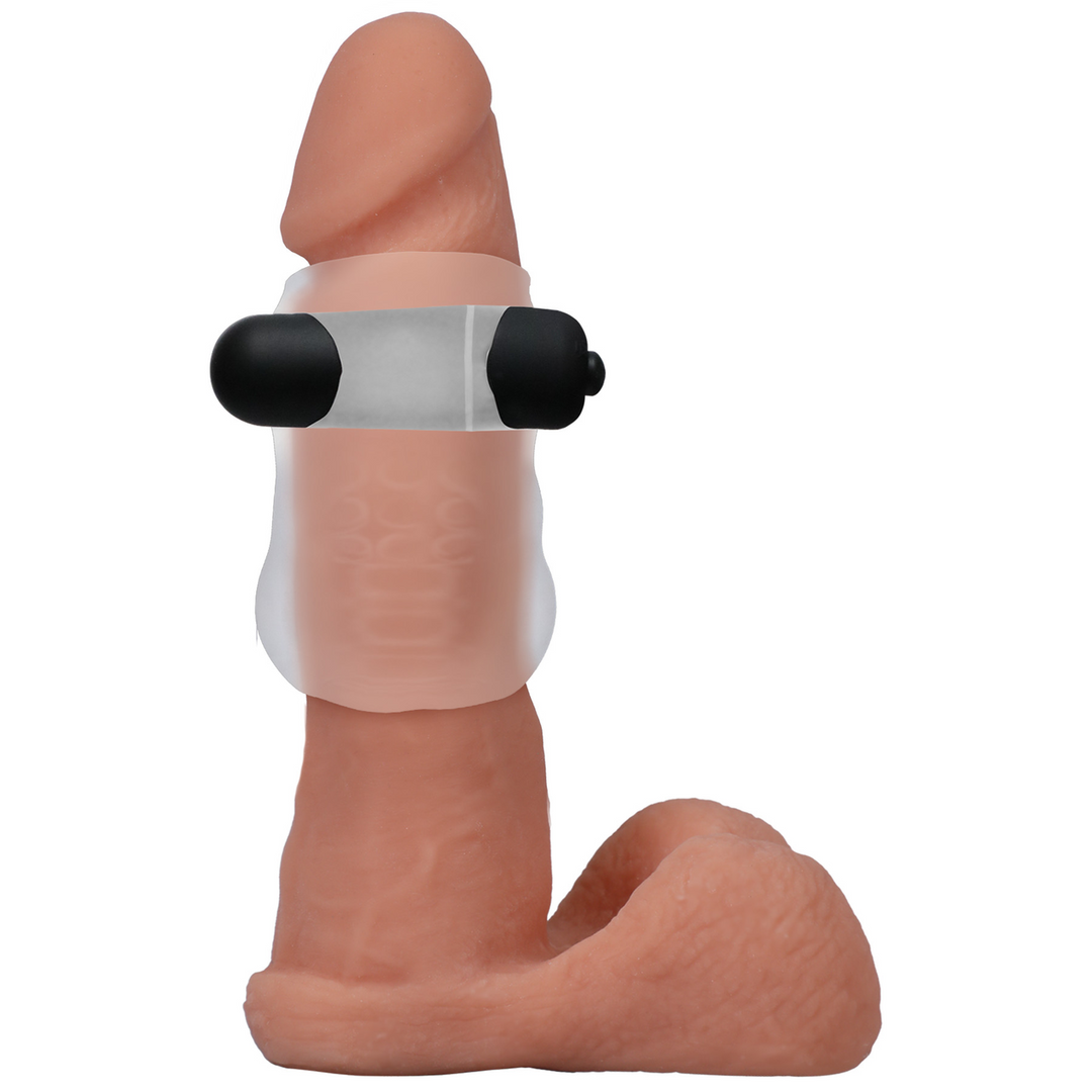 GoodHead - Helping Head Pro - Vibrating Masturbator Sleeve - Frost