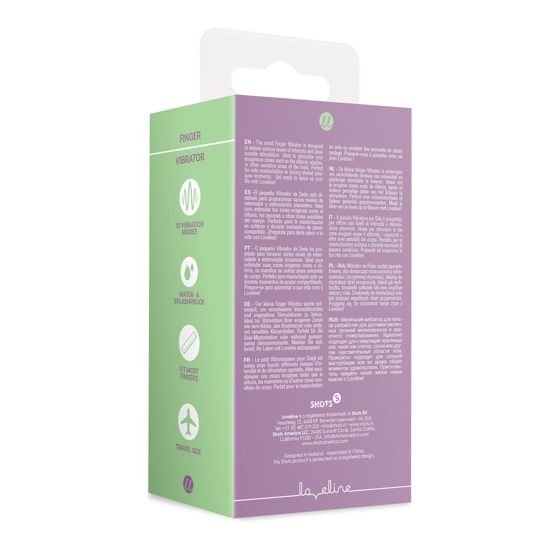 Vinger Vibrator Mystic Paars – Compact & Intense Stimulatie