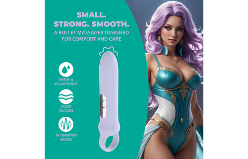 Vibrating Loop Handle Lavender – Compact & Powerful