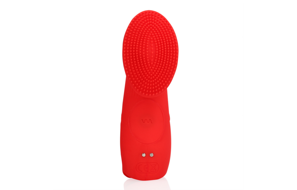 Strukturierter Fingervibrator Sunrise Red – Intensive Empfindungen