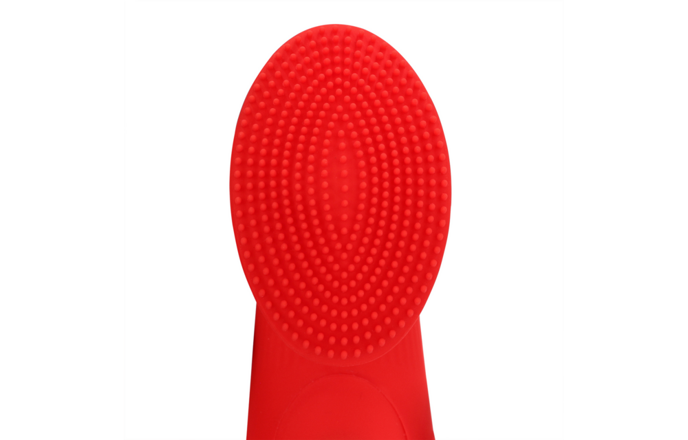 Textured Finger Vibrator - Sunrise Red