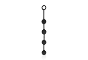 Silikon-Analkugeln Medium 3,7 cm Schwarz – Ultimatives Vergnügen