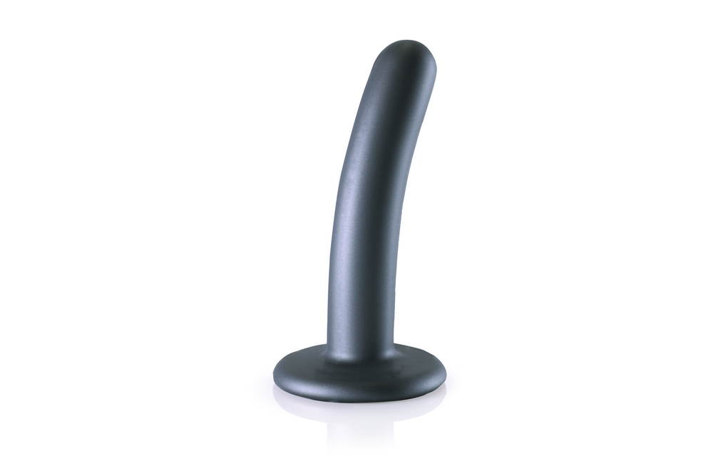 Weicher Silikon-G-Punkt-Dildo 12,4 cm Gunmetal – Ouch!