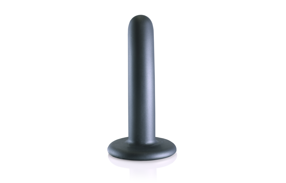Weicher Silikon-G-Punkt-Dildo 12,4 cm Gunmetal – Ouch!