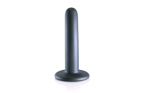 Weicher Silikon-G-Punkt-Dildo 12,4 cm Gunmetal – Ouch!