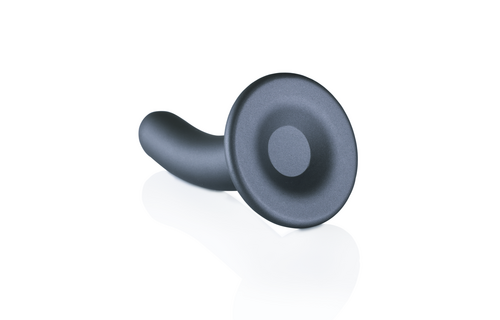 Zachte Siliconen G-Spot Dildo - 5'' / 12 cm - Gunmetal