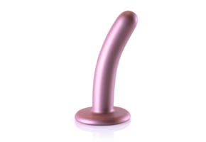 Glatter Silikon-G-Punkt-Dildo 12 cm – Rosa & Saugnapf