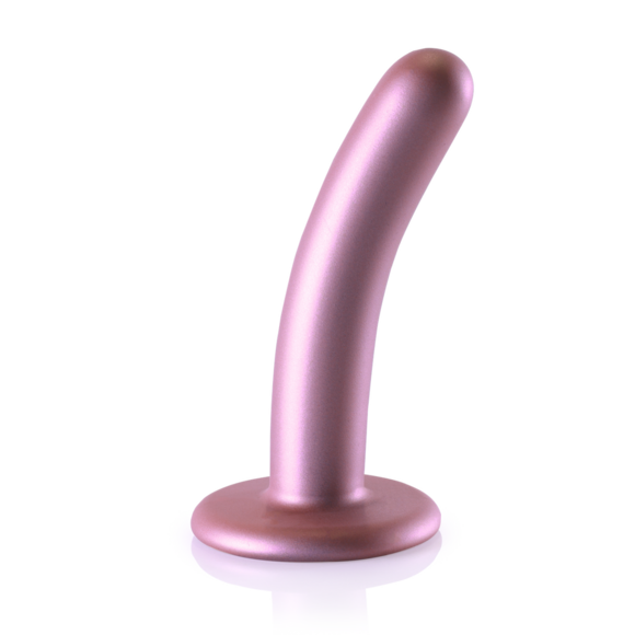 Smooth Silicone G-Spot Dildo 12 cm - Pink & Suction Cup