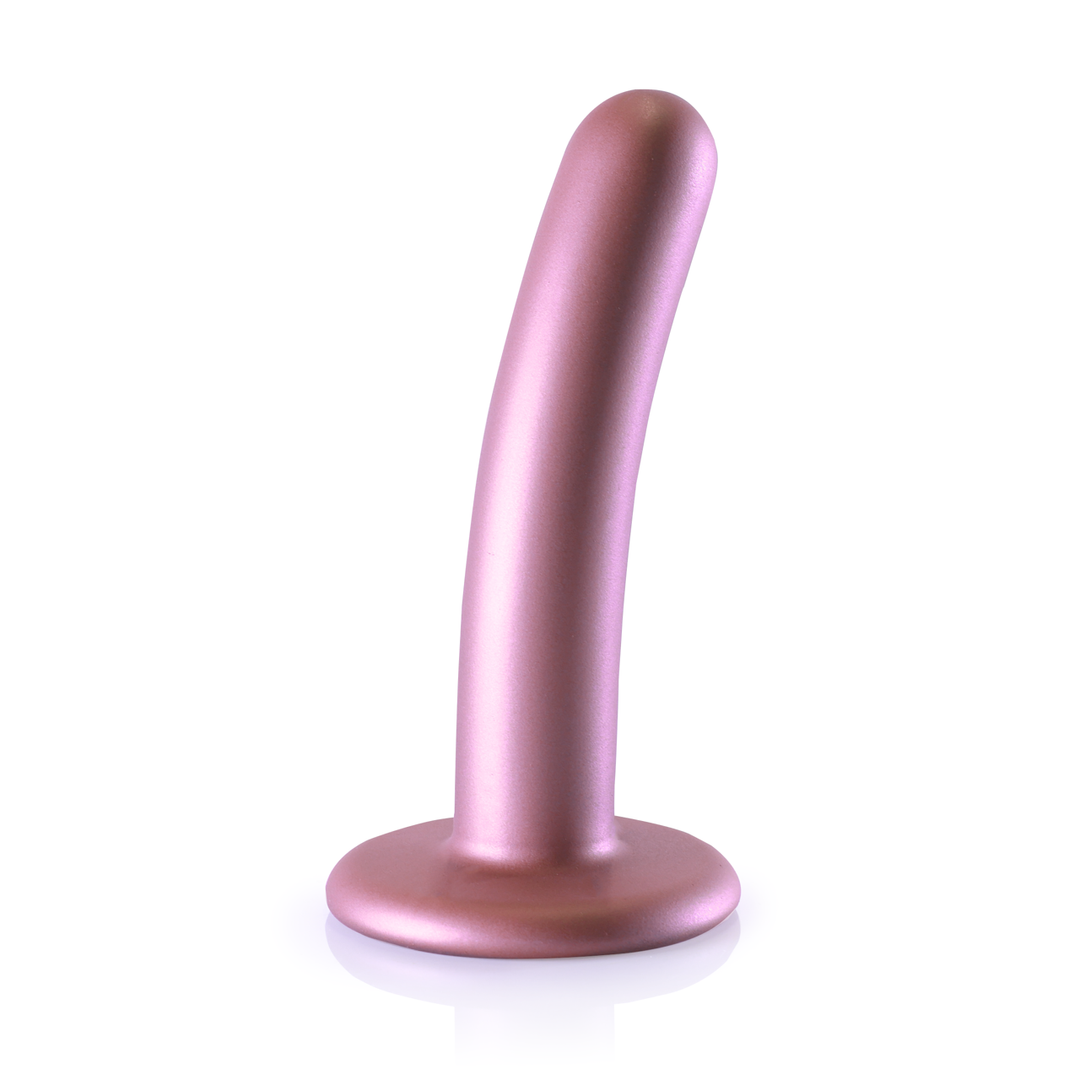 Gladde Siliconen G-Spot Dildo 12 cm - Roze & Zuignap