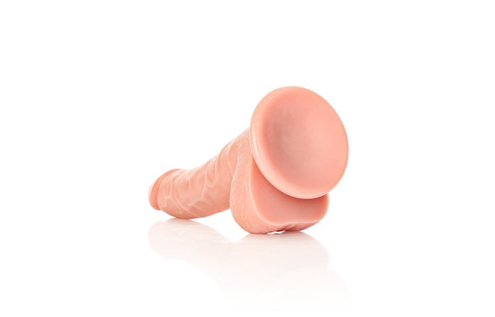 Curved Realistic Dildo 9 cm with Suction Cup – RealRock