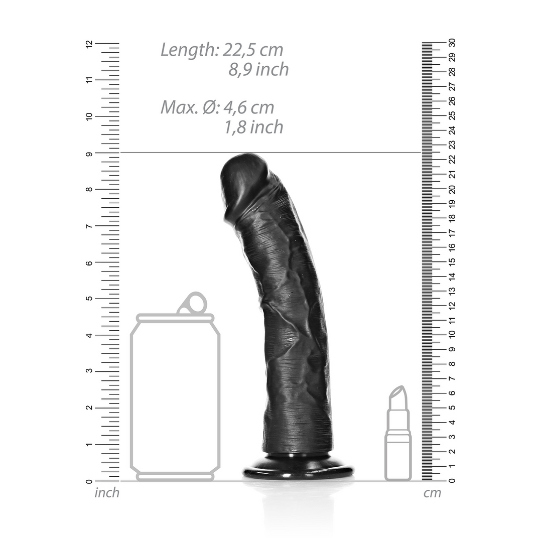 Curved Realistic Dildo With Suction Cup 20.5 cm - RealRock