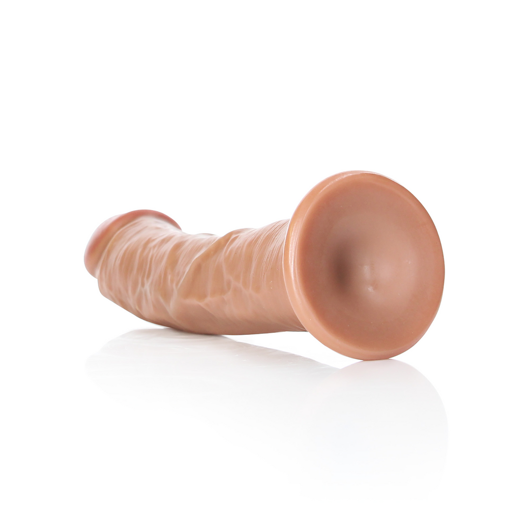 Kurviger realistischer Dildo mit Saugnapf - 8 / 20,5 cm