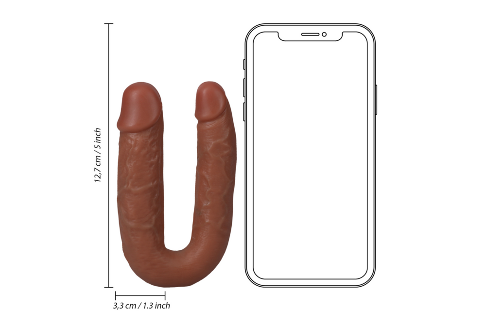 U-förmiger Doppeldildo 12,7 cm – realistisch & natürlich