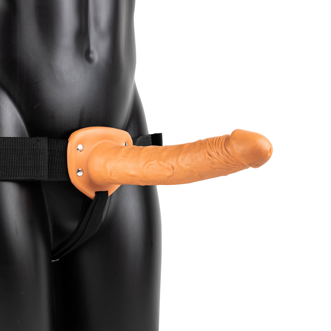 Vibrerende Holle Strap-On 24,5 cm | RealRock by Shots