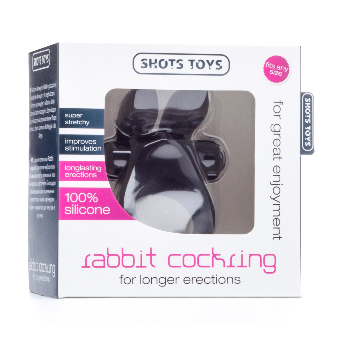 Rabbit Cockring – Stretchiges Silikonvergnügen für Paare