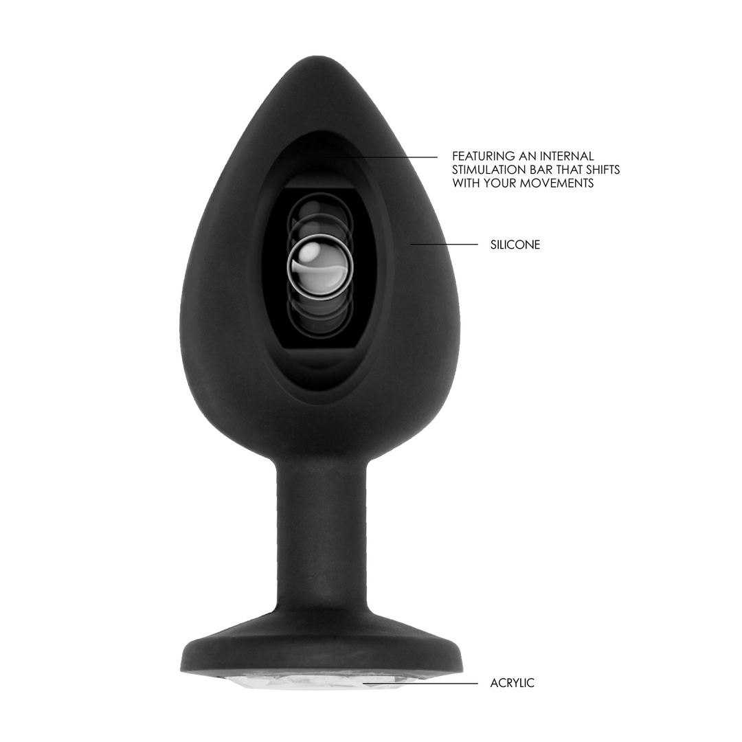 Selbstdurchlässiger Butt Plug 9,5 cm | SONO Medizinisches Silikon