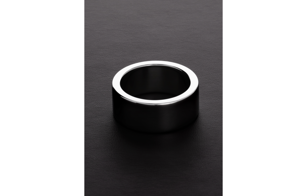 Schwerer C-Ring 0,8 x 2,2 cm | Starker & bequemer Cockring aus Stahl