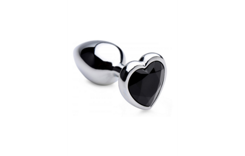Black Heart Butt Plug 7.1 cm – Stylish and Comfortable