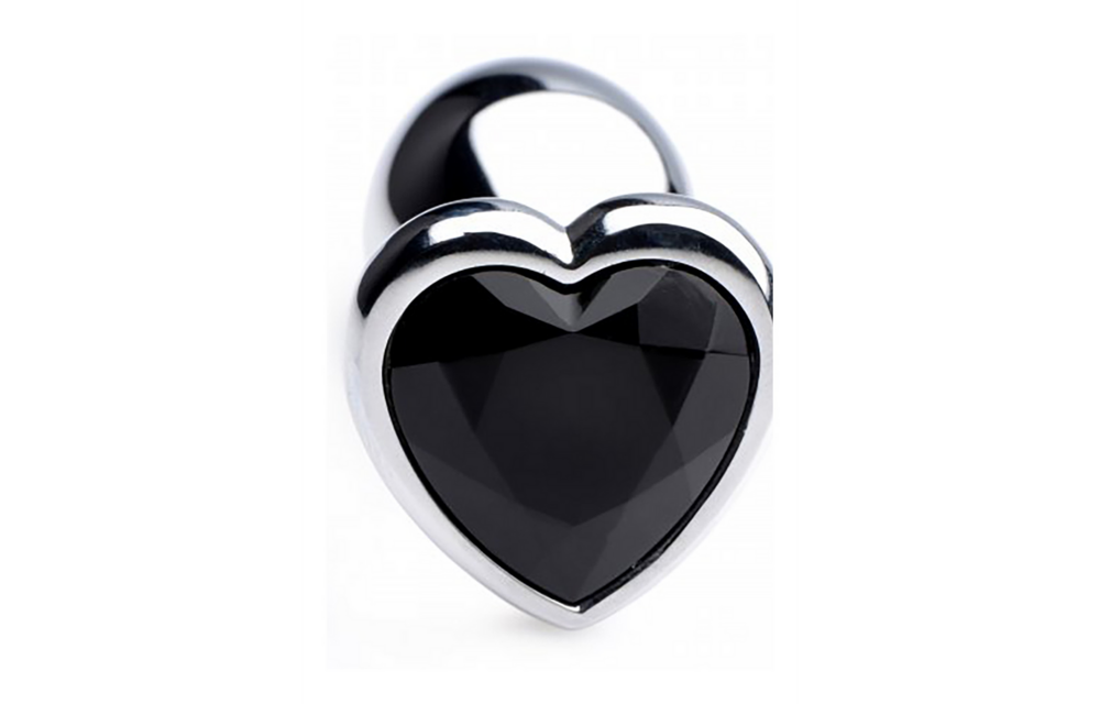 Zwart Hart Butt Plug 7,1 cm – Stijlvol en Comfortabel