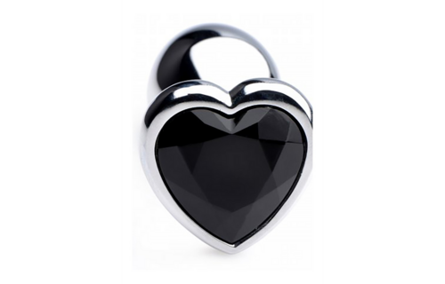 Zwart Hart Butt Plug 7,1 cm – Stijlvol en Comfortabel