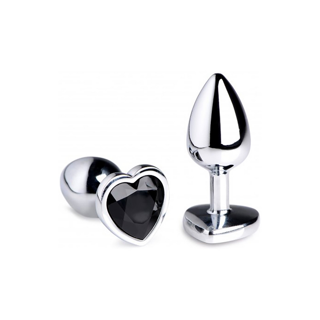 Black Heart Butt Plug 7.1 cm – Stylish and Comfortable