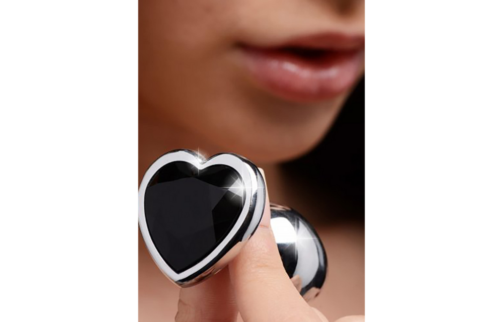 Zwart Hart Butt Plug 7,1 cm – Stijlvol en Comfortabel