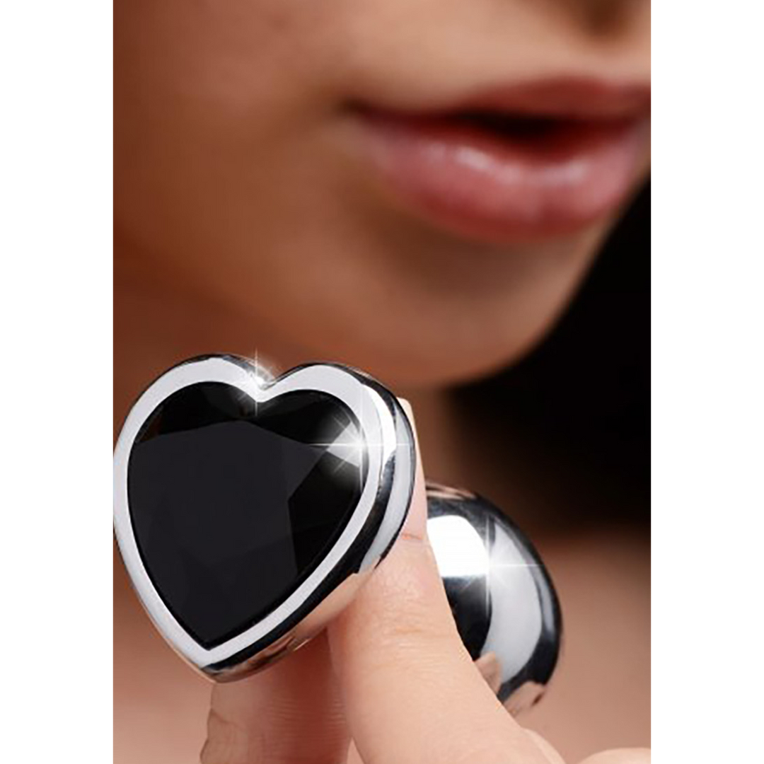 Black Heart Butt Plug 7.1 cm – Stylish and Comfortable
